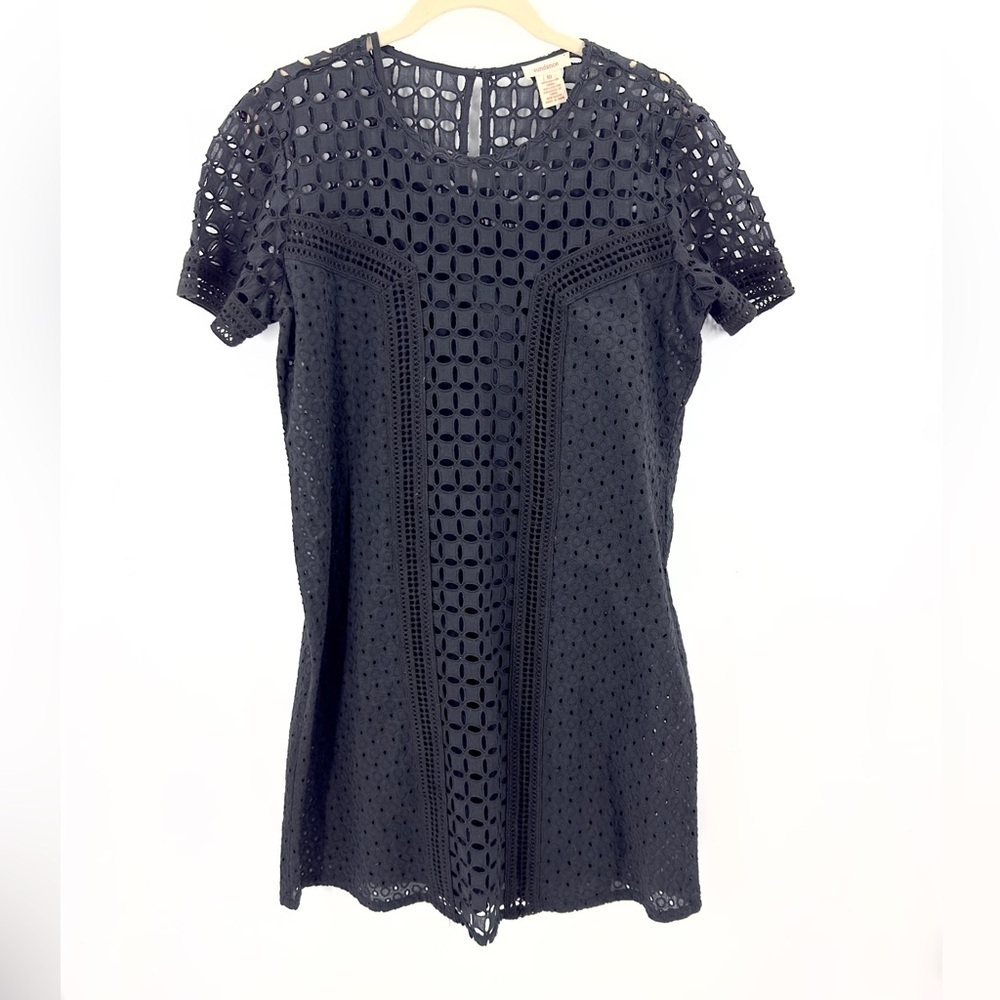 Sundance Eyelet Essence Dress Womens 10 Boho Whimsigoth Festival Beach Cotton - Picture 2 of 11